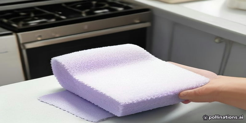 cleaning air fryer with microfiber cloth sponge