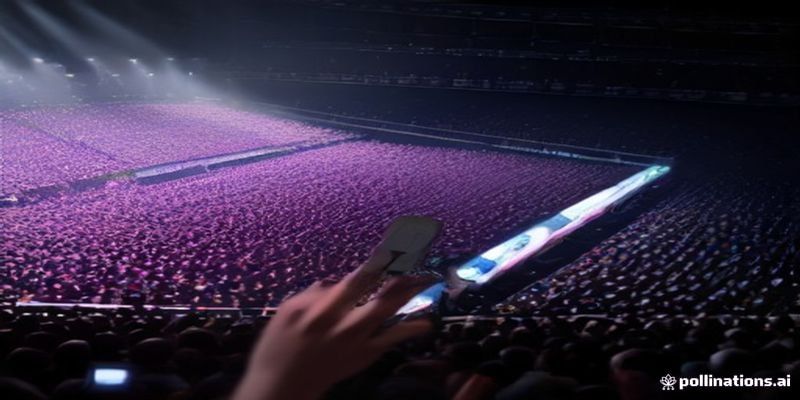 concert ticket smartphone