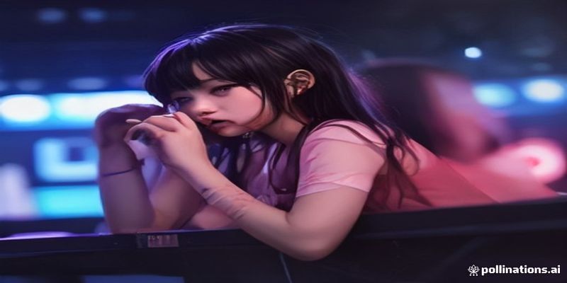 팬미팅 무대에서 게임을 하는 아이돌