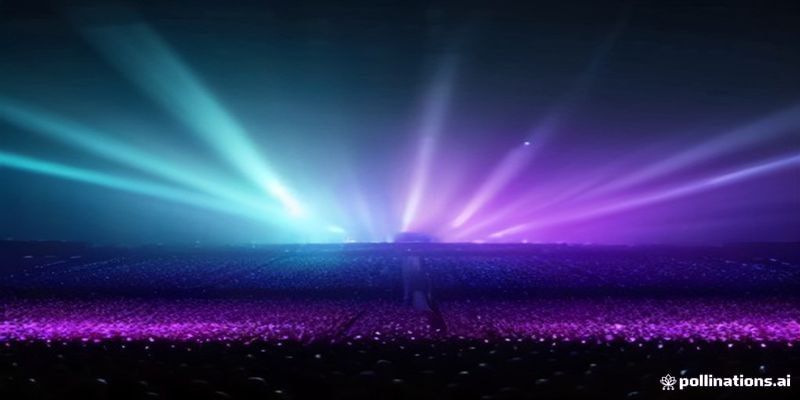 글로벌 투어 콘서트 무대 조명