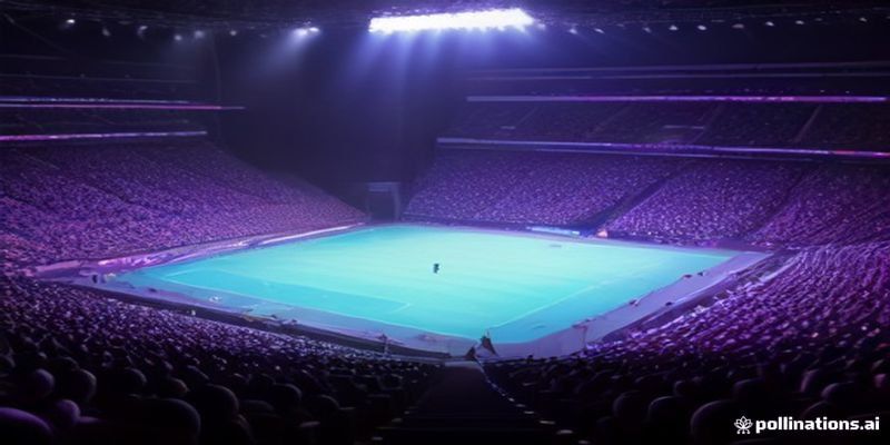 대형 투어 콘서트 관객석