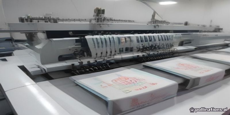 의류 자수 및 후가공 작업
